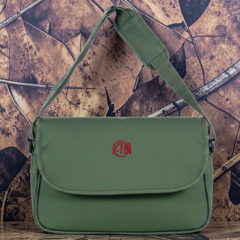 ATN Night Vision Scope Optics Lens Bag w/Shoulder Strap Green Canvas- BAG ONLY